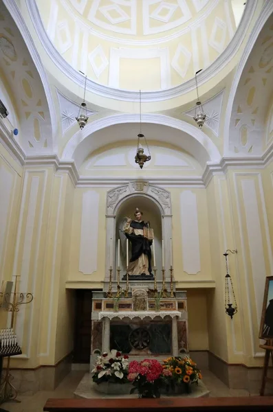Serrara Fontana Campania Maggio 2022 Interno Della Seicentesca Chiesa Santa — Foto Stock