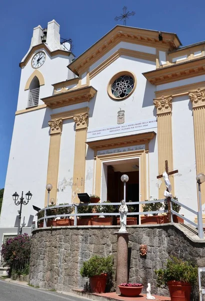 Serrara Fontana Kampánie Itálie Května 2022 19Th Century Church Santa — Stock fotografie