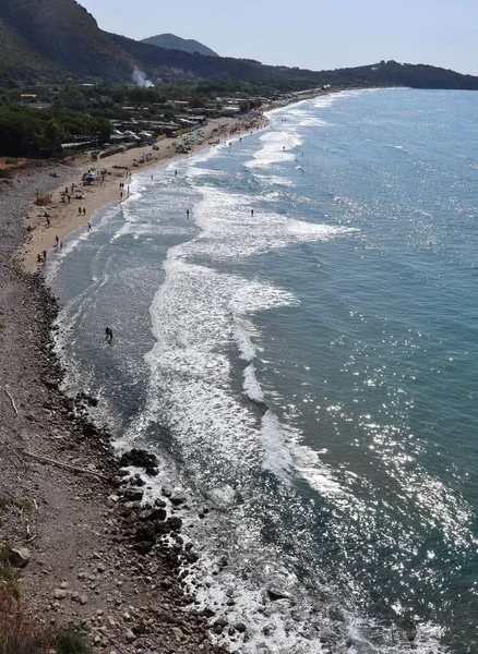 Gaeta Lazio Italia Septiembre 2021 Playas Piana Sant Agostino Desde —  Fotos de Stock
