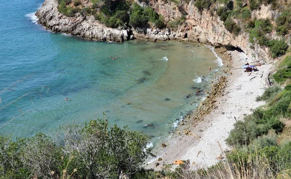 Gaeta Lazio Itálie Září 2021 Flacca Antica Pláž Pobřeží Itri — Stock fotografie