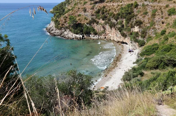 Gaeta Lazio Włochy Września 2021 Plaża Flacca Antica Wybrzeżu Itri — Zdjęcie stockowe