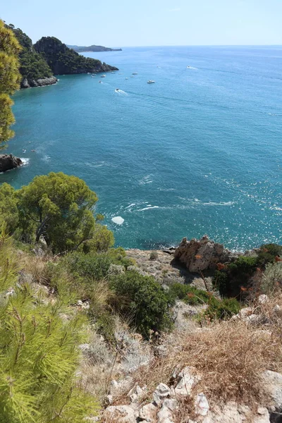 Gaeta Lazio Italy Вересня 2021 Панорама Узбережжя Ітрі Від Шляху — стокове фото