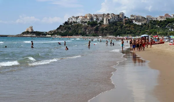 Sperlonga Lazio Italy September 2021 Lidi Levante Beach — Stock Photo, Image