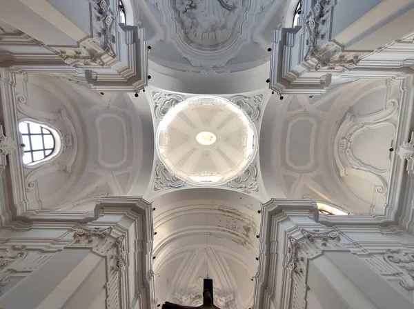 Ischia Campania Italy May 2022 Interior Вісімнадцятого Століття Cathedral Santa — стокове фото