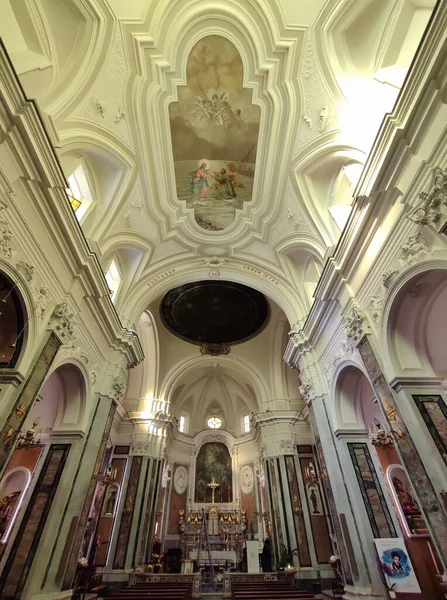Ischia Campania Itália Maio 2022 Interior Igreja Espírito Santo Século — Fotografia de Stock