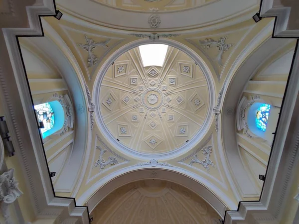 Серрара Фонтана Кампания Италия Мая 2022 Года Интерьер Церкви Санта — стоковое фото