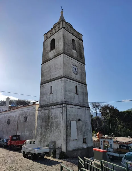 Barano Ischia Kampánie Itálie Května 2022 Zvonice Kostela San Giuseppe — Stock fotografie