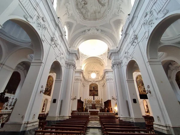 2022年5月13日イタリア カンパニア州イスキア2022年5月13日サンタ マリア アスンタ大聖堂の内部 — ストック写真