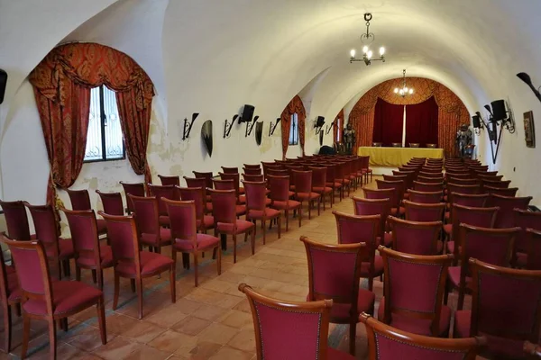 Scilla Calabria Italia Giugno 2021 Sala Conferenze Del Castello Ruffo — Foto Stock