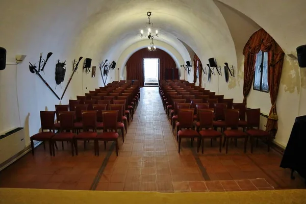 Scilla Calabria Italia Giugno 2021 Sala Conferenze Del Castello Ruffo — Foto Stock
