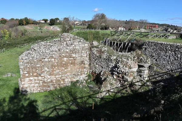 Mirabella Eclano Campania Italia Noviembre 2022 Ruinas Antigua Ciudad Romana — Foto de Stock