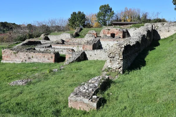 Mirabella Eclano Καμπανία Ιταλία Νοεμβρίου 2022 Ερείπια Της Αρχαίας Ρωμαϊκής — Φωτογραφία Αρχείου