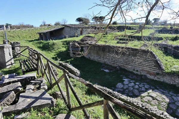 Mirabella Eclano Campania Italy November 2022 Ruins Ancient Roman City — Stock Photo, Image