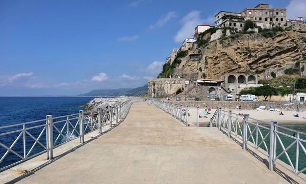 Pizzo Calabro Calabria Ιταλία Ιουνίου 2021 Πανοραμική Θέα Του Χωριού — Φωτογραφία Αρχείου