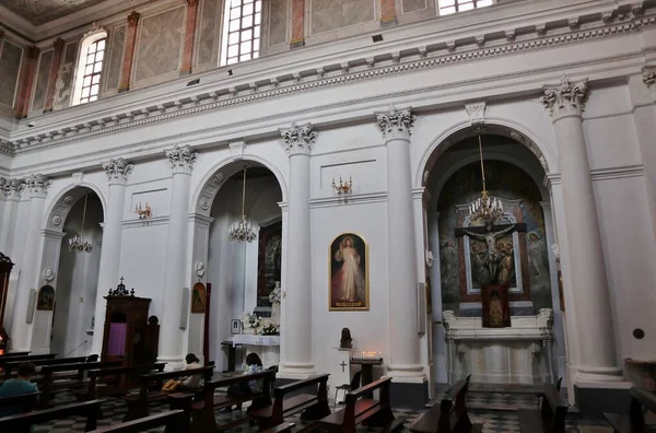 Pizzo Calabro Kalábrie Itálie Června 2021 Interiér Mistrovského Kostela Postaveného — Stock fotografie