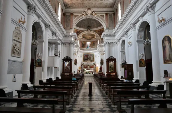 Pizzo Calabro Calabria Italia Junio 2021 Interior Iglesia Maestra Construida —  Fotos de Stock