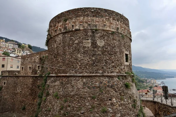 stock image Pizzo Calabro, Calabria, Italy  June 10, 2021: Aragonese Castle where the King of Naples Gioacchino Murat was detained and shot in 1815