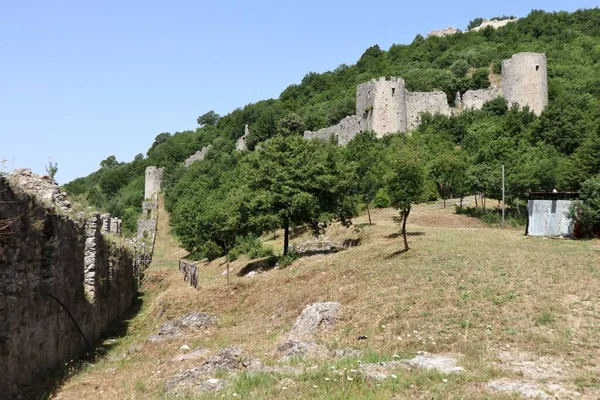 Mercato San Severino Campania Italia Junio 2021 Ruinas Del Castillo — Foto de Stock