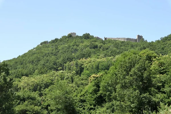 Mercato San Severino Campania Italy June 2021 Ruins Sanseverino Castle — Stock Photo, Image