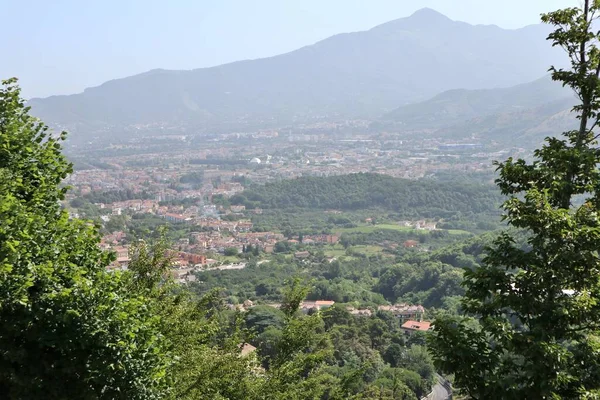 Pellezzano Campania Italia Juni 2021 Panorama Dari Kompleks Monumental Pertapaan — Stok Foto