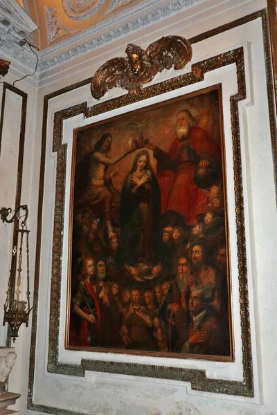 Napoli Campania Italia Februarie 2022 Interiorul Bisericii Santa Maria Din — Fotografie, imagine de stoc