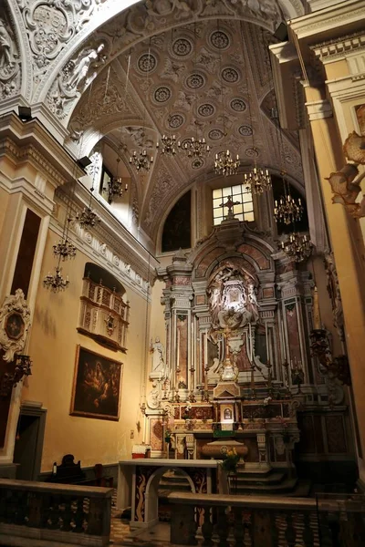Nápoles Campania Italia Febrero 2022 Interior Iglesia Santa Maria Portico —  Fotos de Stock