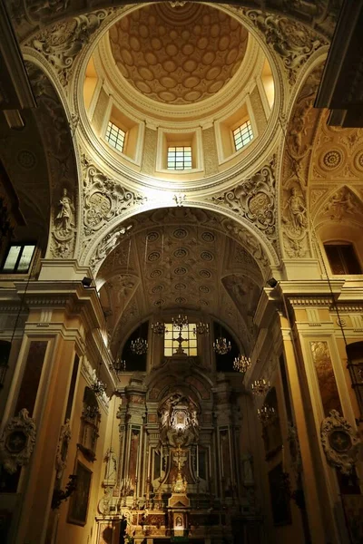 Nápoles Campania Italia Febrero 2022 Interior Iglesia Santa Maria Portico — Foto de Stock