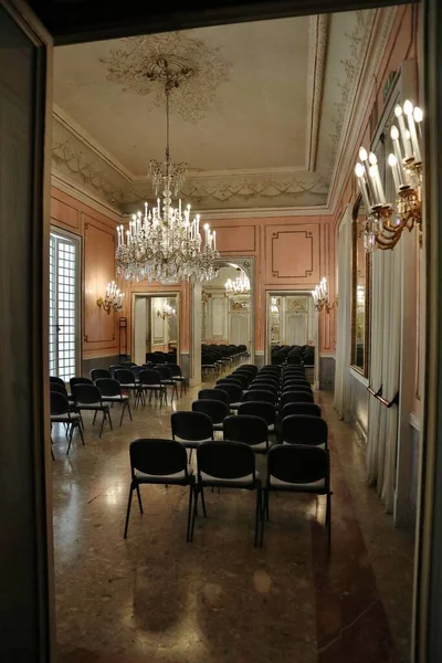Naples Campania Italy February 2022 Interiors 19Th Century Villa Pignatelli — Stock Photo, Image