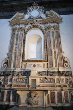 Napoli, Campania, İtalya 3 Ocak 2022: San Severo al Pendino 17. yüzyıl Kilisesi