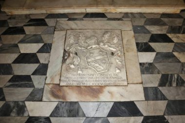 Napoli, Campania, İtalya - 27 Aralık 2022: Santa Maria La Nova Kilisesi 'nden Cappellone di San Giacomo della Marca