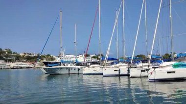 Ischia, Campania, İtalya 13 Mayıs 2022: Porto üzerinden Marina di Portosalvo