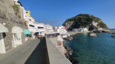 Sant'Angelo d'Ischia, Campania, Italy  May 13, 2022: Glimpse of the village from the Succhivo provincial road