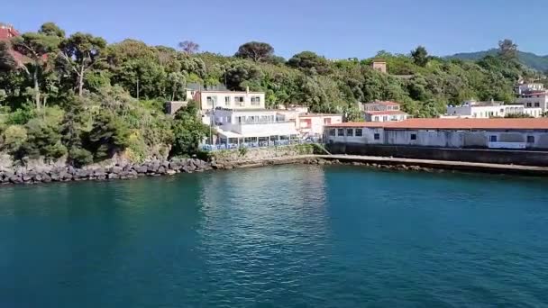 Искья Кампания Италия Мая 2022 Года Обзор Порта Марина Портосальво — стоковое видео