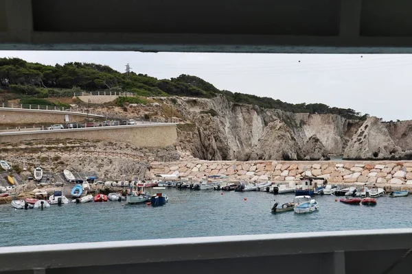Tremitiho Ostrovy Puglia Itálie Července 2021 Přístav San Domino Příjezdového — Stock fotografie