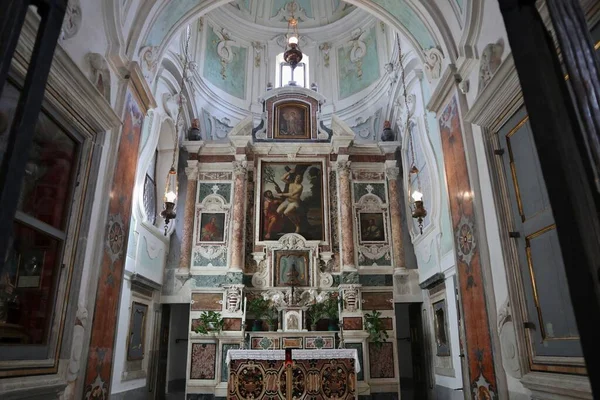 Ravello Campania Italia Septiembre 2021 Interior Capilla San Pantaleone Catedral — Foto de Stock