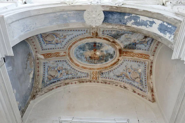 Benevento Campania Itália Março 2023 Interior Igreja Século Xviii San — Fotografia de Stock