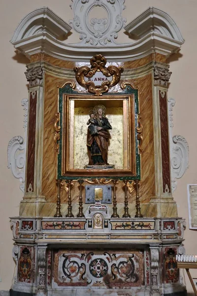 Беневенто Кампанія Італія Березня 2023 Інтер Церкви Xviii Століття Санта — стокове фото