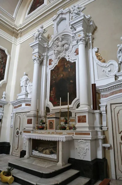 Tropea Calábria Itália Junho 2021 Interior Igreja Ges Convento Dos — Fotografia de Stock
