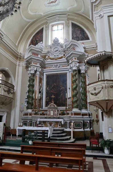 Tropea Calábria Itália Junho 2021 Interior Igreja Ges Convento Dos — Fotografia de Stock