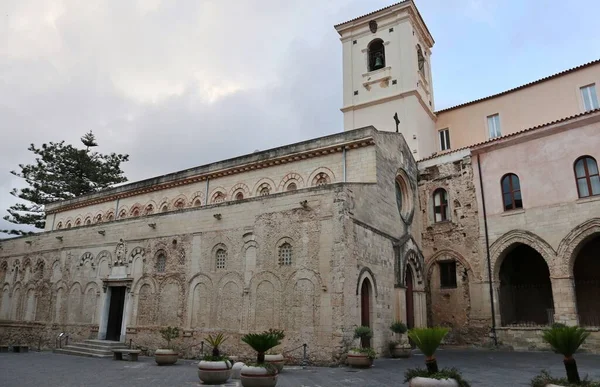 Tropea Calabria Talya Haziran 2021 Yüzyıl Maria Santissima Romanya Katedrali — Stok fotoğraf