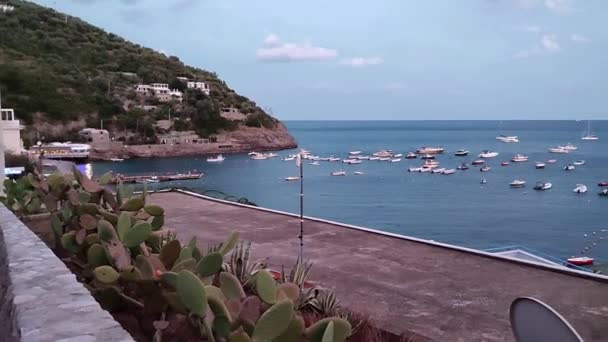 Marina Del Cantone Września 2023 Przegląd Plaży Zatoce Nerano — Wideo stockowe