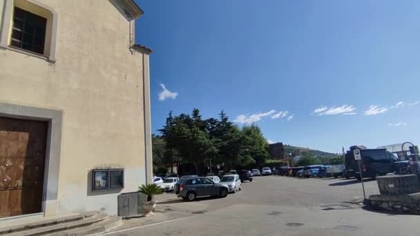 Massa Lubrense Campania Olaszország 2023 Szeptember 14Th Century Church San — Stock videók