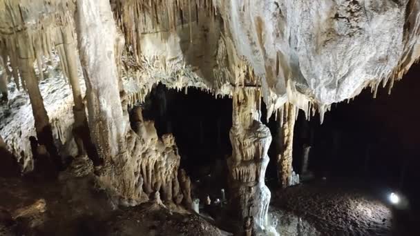 Maratea Basilicata Settembre 2023 Piccola Grotta Sotto Strada Statale Nella — Video Stock