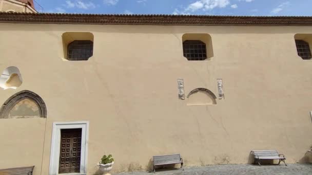 Maratea Basilicata Talya Eylül 2023 Yüzyıl Santa Maria Maggiore Kilisesi — Stok video
