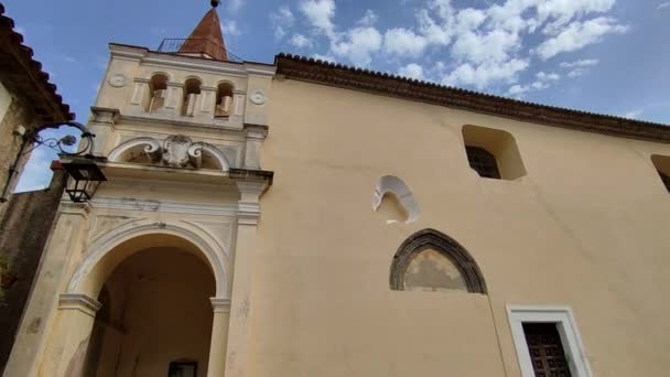 Maratea Basilicata Italia Septiembre 2023 Iglesia Santa Maria Maggiore Del — Vídeos de Stock