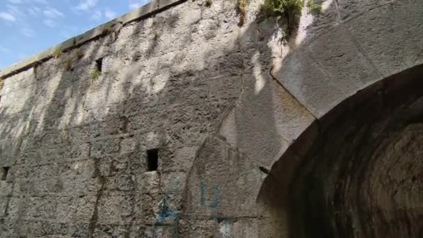 Maratea Basilicata Italië September 2023 Glimp Van Het Dorp Tussen — Stockvideo