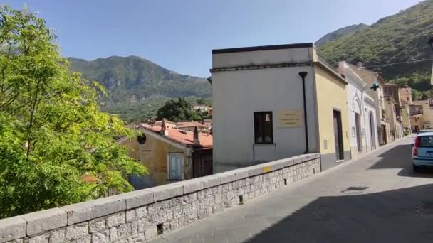 Maratea Basilicata Ιταλία Σεπτεμβρίου 2023 Glimpse Του Χωριού Ανάμεσα Στα — Αρχείο Βίντεο