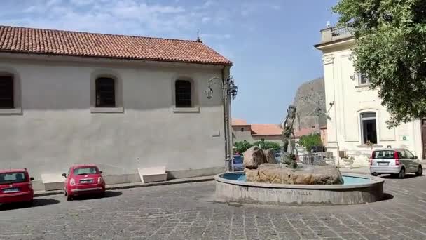 意大利Basilicata的Maratea 2023年9月22日 Dell Unit Italia的19世纪Immacolata教堂 — 图库视频影像