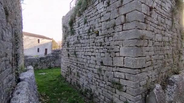 Sepino Molise Italien November 2023 Ruinerna Den Antika Samnitstaden Från — Stockvideo
