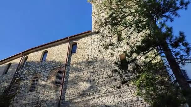 Campobasso Molise Italia Novembre 2023 Chiesa Santa Maria Maggiore Conosciuta — Video Stock